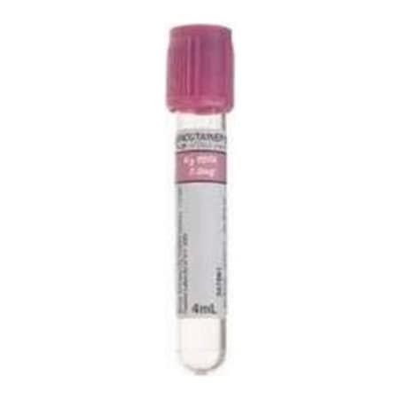 BD Vacutainer Venous Blood Collection Tube 7, 1/2inW X 2-15/16inH